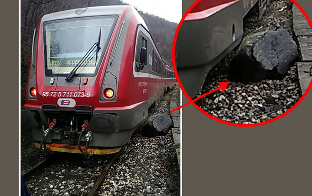 ИНЦИДЕНТ НА ПРУЗИ КРАЉЕВО – ЗВЕЧАН: Одрон зауставио воз