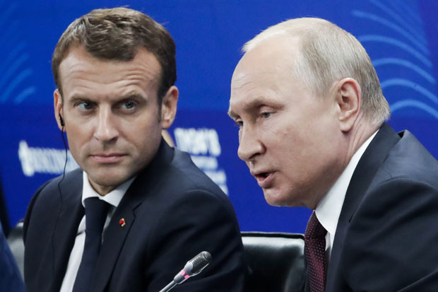 Макрон и Путин разговарали о Сирији и Украјини