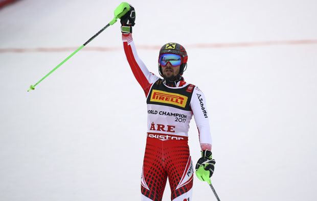 Хиршер освојио злато у слалому на СП