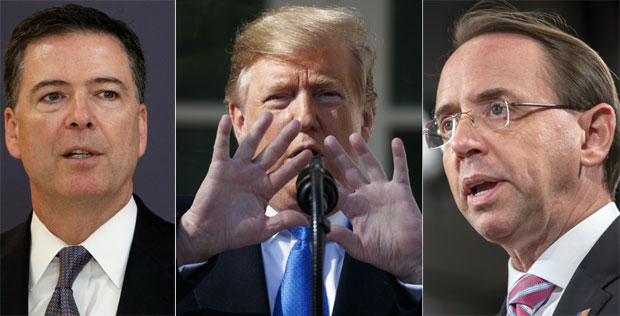 Трамп: Бивши директор ФБИ и заменик министра правде покушли да ме скину с власти