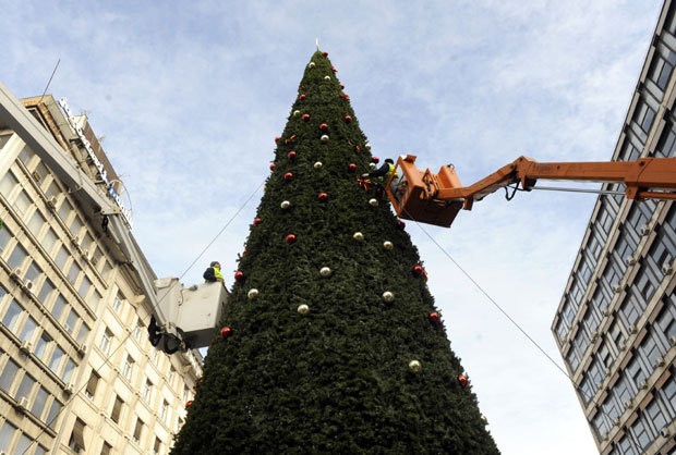 Искључена новогодишња расвета