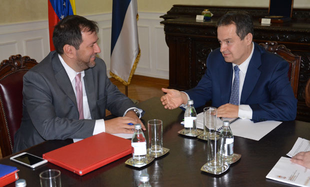 Дачић са замеником министра спољних послова Венецуеле