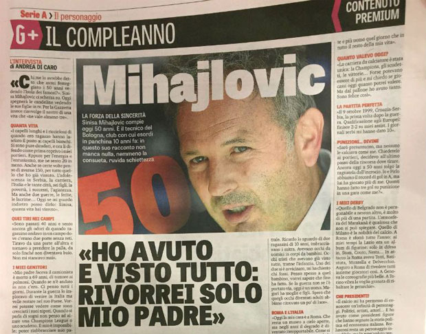 ДА МИ ЈЕ ДА ЗАГРЛИМ ОЦА: Михајловић поводом 50. рођендана отворио душу