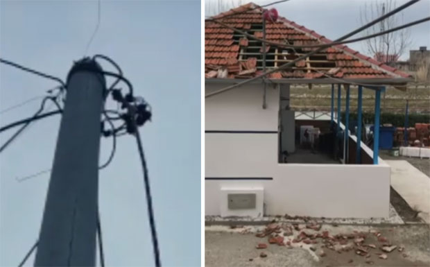 ДРАМА НА КОСОВУ: Јак ветар направио штету у Приштини и околини, изазвао пожар у кући