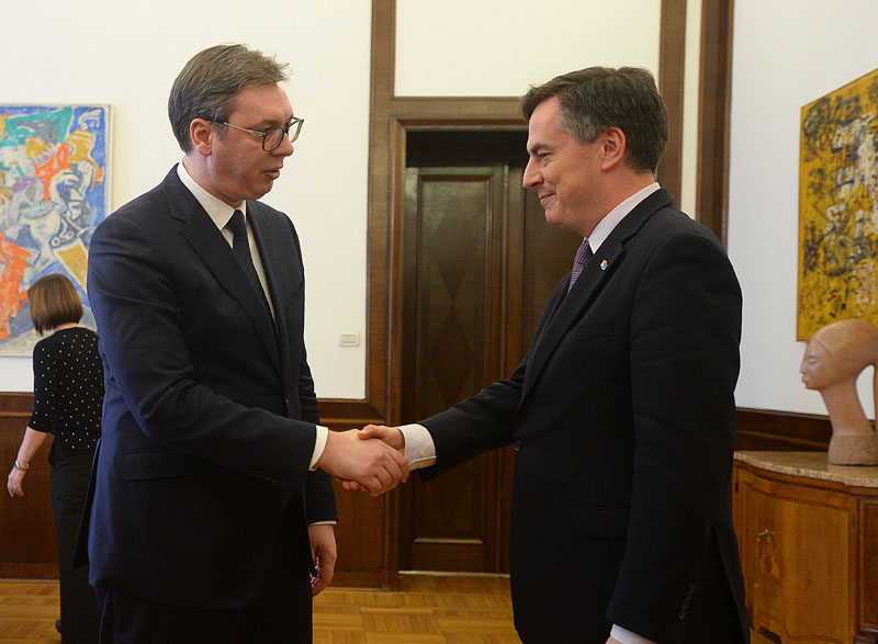 Вучић и Мекалистер о Косову, ЕУ, реформама...