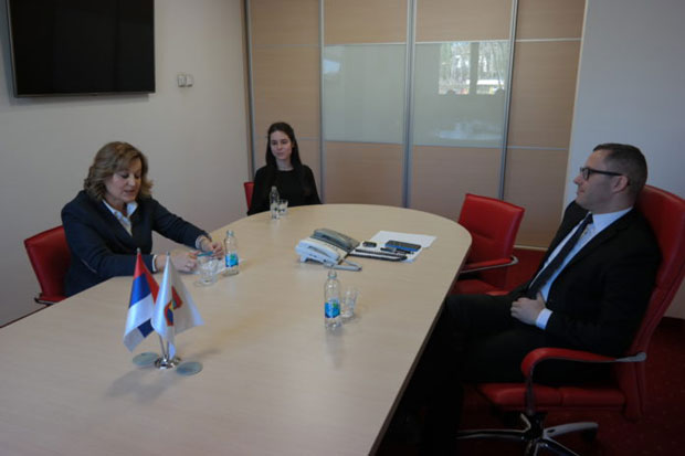 Гимназијалка Анастасија Гојковић на пријему код градоначелника