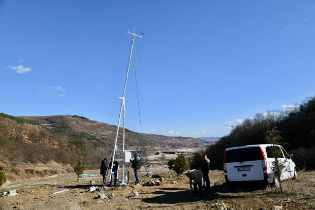 На мапи временске прогнозе
