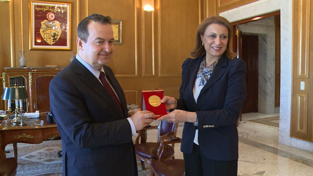 ДАЧИЋ У ТУНИСУ: Улица Србија потврда пријатељства две земље; Откривена спомен-плоча српским војницима у Бизерти