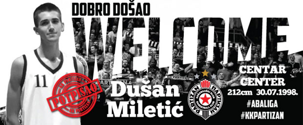 ИЗ СЛОГЕ У ПАРТИЗАН: Црно-бели јачају рекет