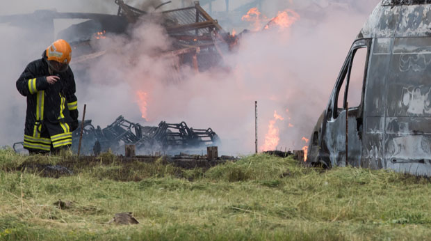 Запалио се аутобус на линији Драгаш-Београд, нема повређених
