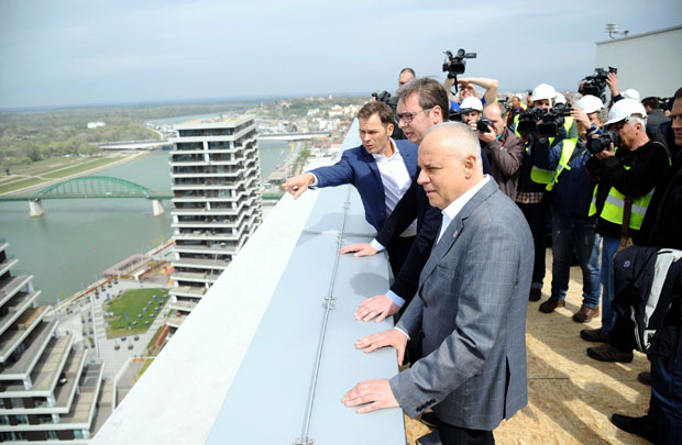 ПРЕДСЕДНИК ПОСЕТИО БЕОГРАД НА ВОДИ: Највеће градилиште у овом делу Европе