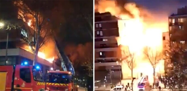 ЈАКА ЕКСПЛОЗИЈА У ПАРИЗУ: Гори вишеспратница (ВИДЕО)