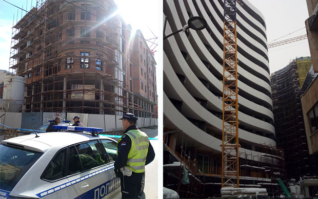 НЕСРЕЋЕ НА ГРАДИЛИШТУ: Кривац људски фактор