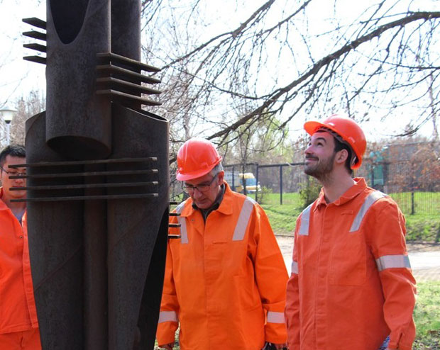 Студенти од лима из железаре праве уметничка дела (ФОТО)