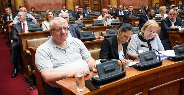 „ГЛАВНА ГУСКА СРПСКЕ ПОЛИТИКЕ“: Шешељ прети посланици поливањем катраном