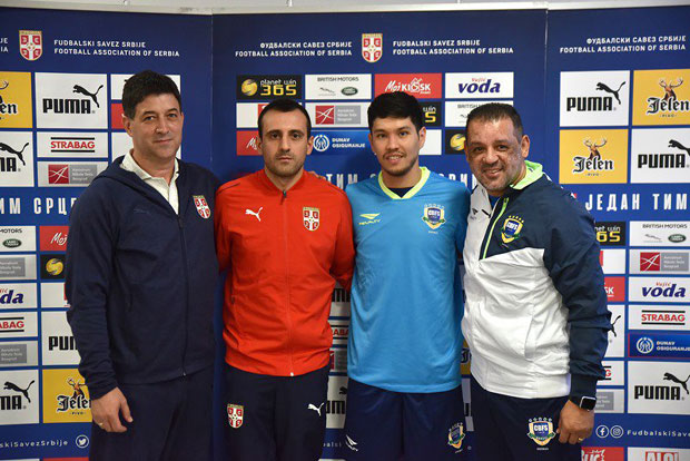 ПОЗДРАВ ВЕЛЕМАЈСТОРИМА: Футсалери Србије дочекују Бразил у Нишу