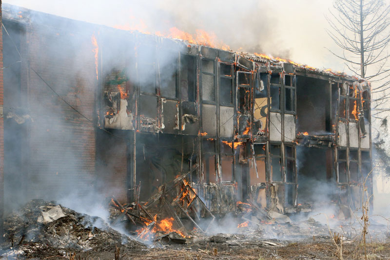 Увиђај у Годомину: Подметнут пожар?