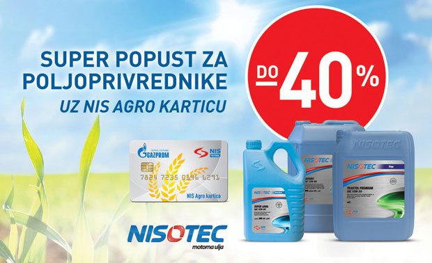 Попусти за пољопривреднике на бензинским станицама НИС-а