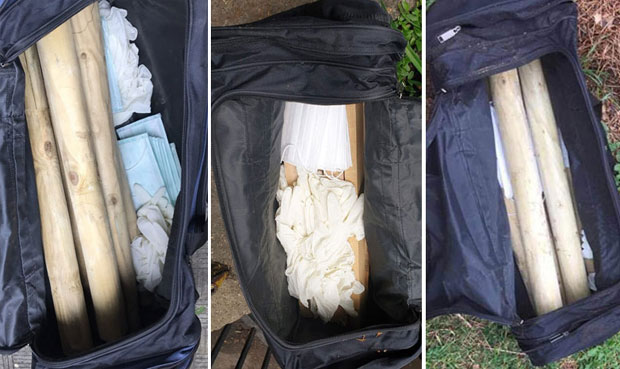 ОСУЈЕЋЕН ПЛАН СзС: Пронађене укупно три торбе, са палицама и маскама, које су присталице опозиције спремиле за митинг!