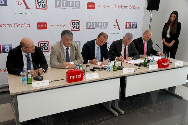 У Бањалуци потписан уговор између МТЕЛ, РТРС, АТВ и К3 