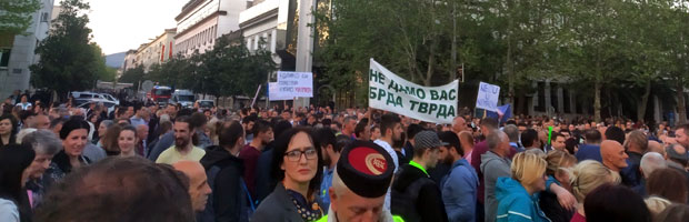 ДЕВЕТИ ПРОТЕСТ ОДУПРИ СЕ 97000: Ђукановић је главни кривац за лоше стање у Црној Гори