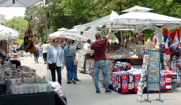 За тезгу на Калемегдану 7.500 евра