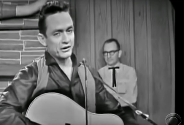  Споменик Џонију Кешу у дворани статуа у америчком Капитолу