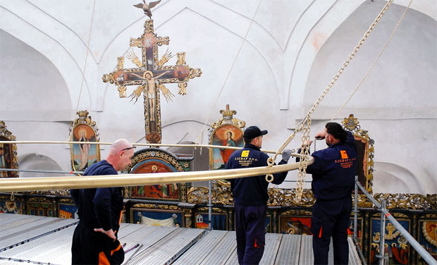 На ред дошло и осликавање цркве посвећене Светом вазнесењу Господњем