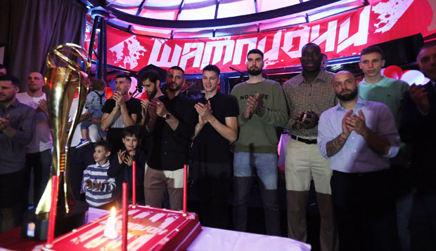 ЦРВЕНО-БЕЛИ ПРОСЛАВИЛИ АБА ТИТУЛУ: Остварили смо оно што смо зацртали