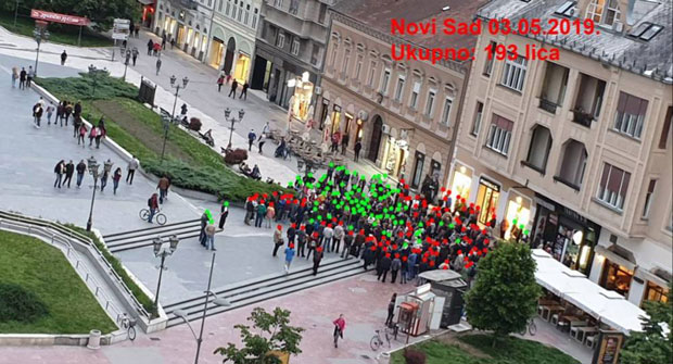 Нови Сад, Пожаревац, Крушевац: Одржан протест 1 од 5 милион