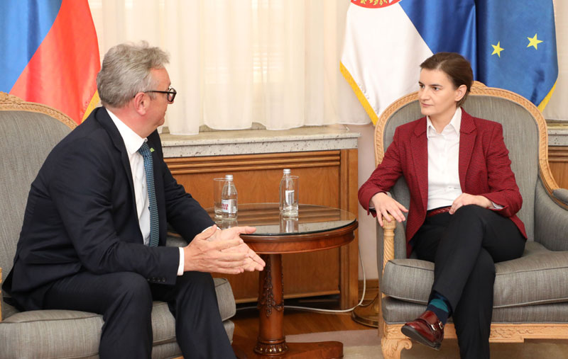 Брнабић са новим амбасадором Словеније 