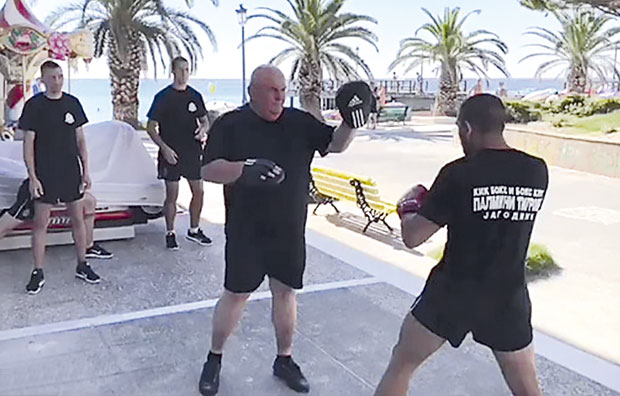 ШПИЈУНКА: Палма спрема тренинг
