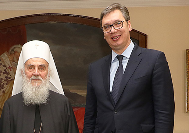 СТАВ ПАТРИЈАРХА О КОСОВУ НАЦИОНАЛНО ОДГОВОРАН: Подршка СПЦ руководству у вођењу преговора је исправна