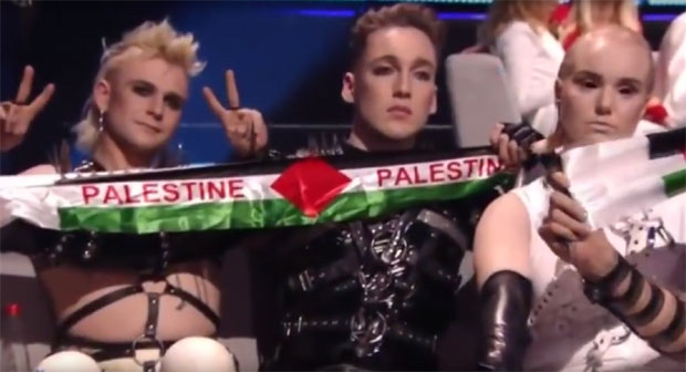 Исланду казна због палестинске заставе на Евровизији?