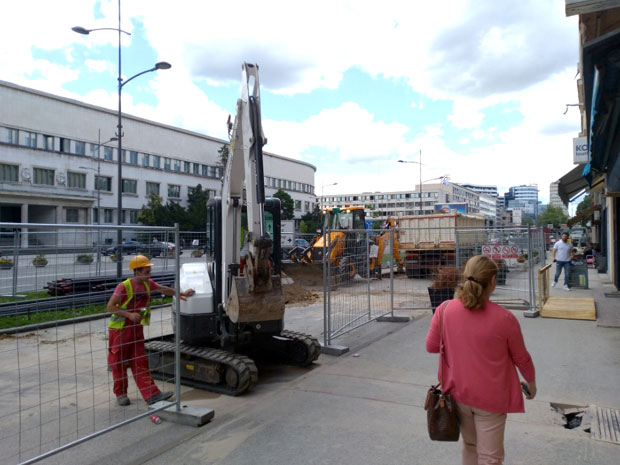 Нови Сад: Киша успорила све радове на топловоду