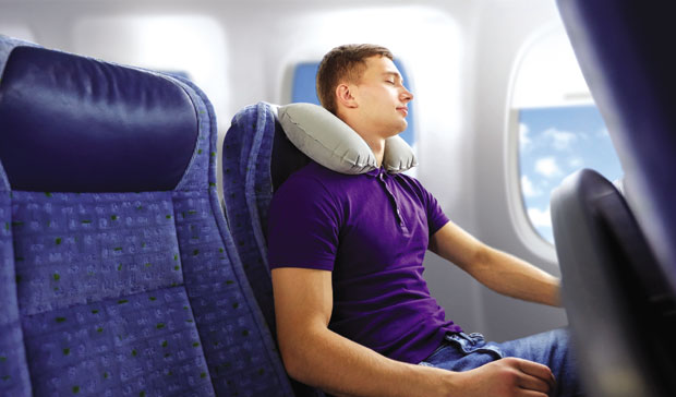 Не спавајте током полетања и слетања