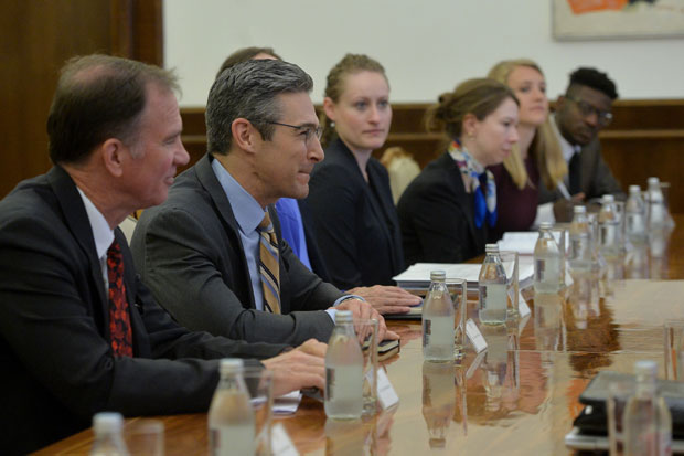 Председник са делегацијом Атлантског савета: Србија опредељена за регионалну стабилност и развој