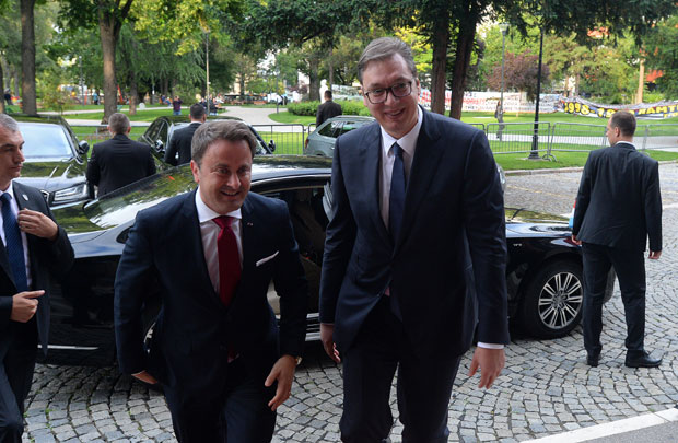 Председник Србије се састао са премијером Луксембурга