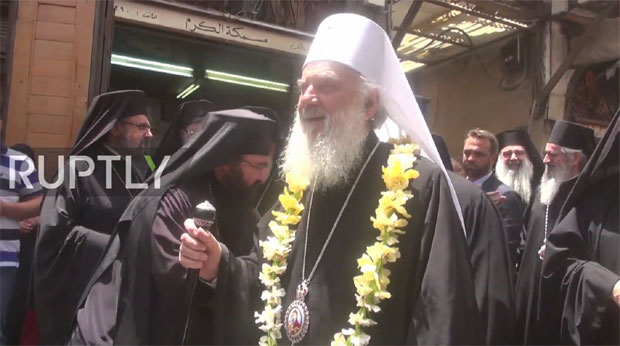 Патријарх Иринеј стигао у Сирију: Обићи ће и „долину хришћана“ код Хомса (ВИДЕО)