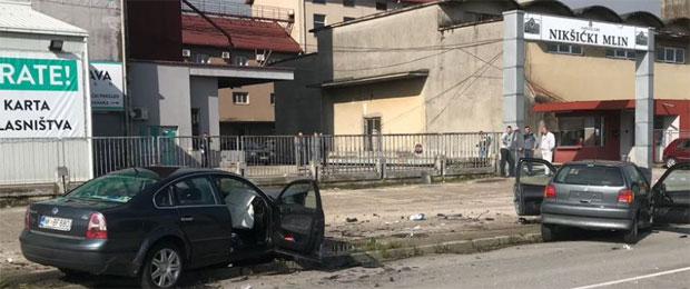 САОБРАЋАЈНА НЕСРЕЋА НА УЛАЗУ У НИКШИЋ: Троје повређено