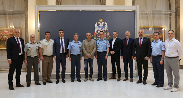 Радојичић са полазницима Високе школе за безбедност и одбране