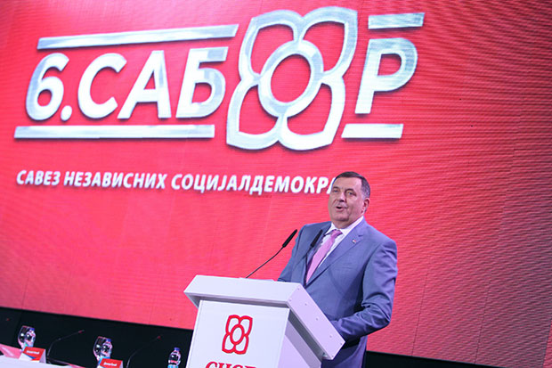 Милорад Додик поново изабран за председника СНСД