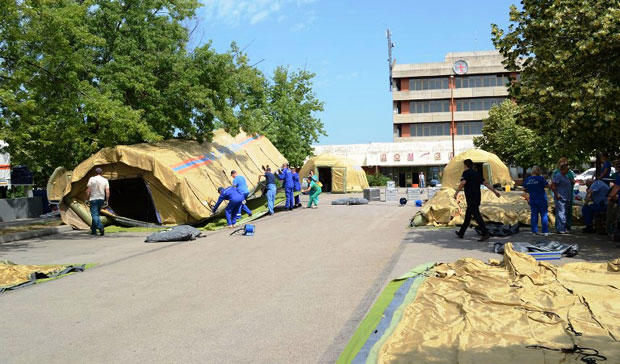 МЕЂУНАРОДНА ВЕЖБА „СРБИЈА 2019“: Руски лекари у Прокупљу - пружање помоћи у ванредним ситуацијама