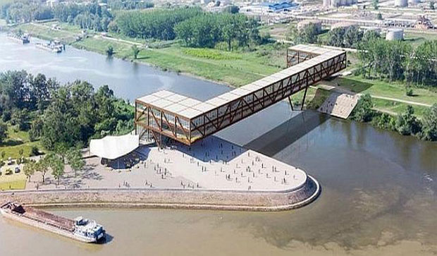 Погледајте победничко решење за нови мост на ушћу канала ДТД у Дунав (ФОТО)