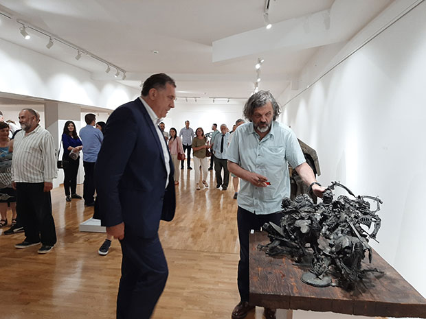 Отворена изложба скулптура Љубомира Лацковића у Вишеграду