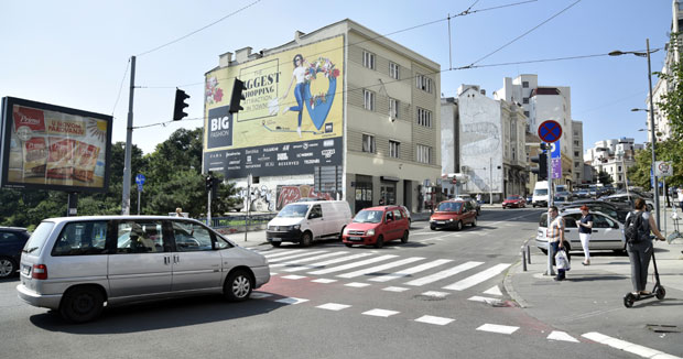 Лево скретање са Бранковог моста