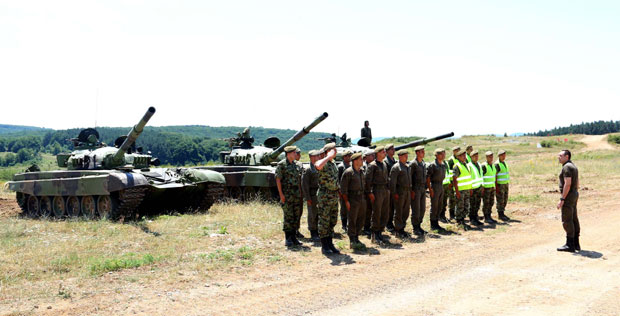 Српски тенкисти се спремају за такмичење у Русији