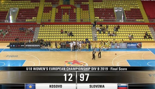 РЕЗУЛТАТ КАКАВ СЕ РЕТКО ВИЂА: Кошаркашице тзв. Косова за целу утакмицу постигле укупно 12 поена