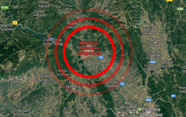 Слаб земљотрес на подручју Косовске Митровице