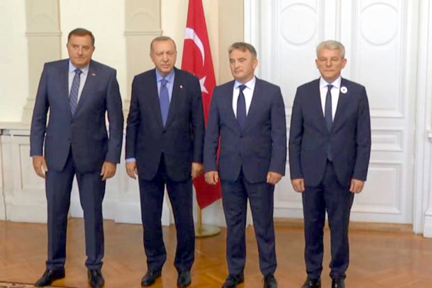 Ердоган се састао са члановима Председништва БиХ